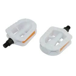 Pedale PVC dečije UŽI NAVOJ 1/2" FEIMIN FP-623 BELE 115/90x70 mm