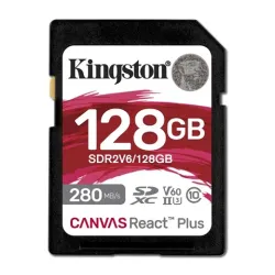 SD Card 128GB Kingston SDR2V6/128GB class 10 HD/2K/4K 280Mbs/100MBs