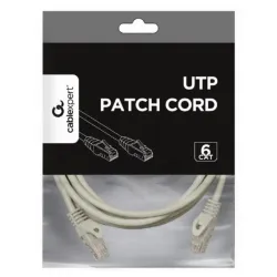 PP6U-3M Gembird Mrezni kabl, CAT6 UTP Patch cord 3m grey