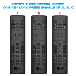 GMB-G40S AIR MOUSE Remote control for TV/PC, With Gyroscope smart google Google Assistant