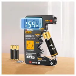 Tester baterija (AA,AAA,C,D),9V,Li-Ion,dugmaste