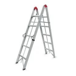 SuperStep Duple Sklopive Štapne Alu Merdevine 2x5 188cm