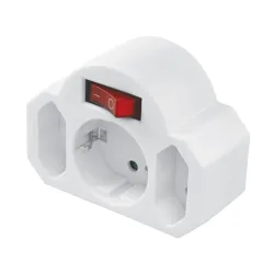 Strujni razdelnik sa 3 utičnice + prekidač