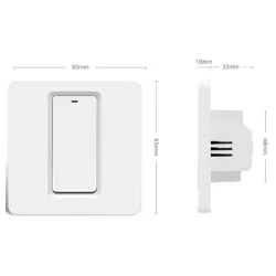 ZIGBEE-SWITCH-DS101 Gembird RSH Tuya WiFi Pametni kucni prekidac sa 1taster EU Standard