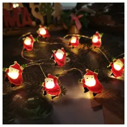 LED svetleći niz "deda mraz" 0.9m