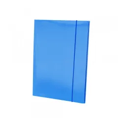 Fascikla plastificirana sa gumicom 600g svetlo plava