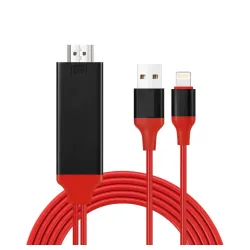 Kabel Lightning na HDMI adapter + USB 2m