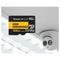 TeamGroup MICRO SDXC 128GB High Endurance UHS-I U3 V30,100/50MB/s, THUSDX128GIV3002 ZA VIDEO NADZOR!