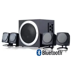 Microlab TMN-3/4.1BT Aktivni drveni zvucnici 4.1 sistem 32W RMS (12W+7W*2+3W*2) 3,5mm Bluetooth