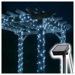 Solarni LED niz 7m, 100 hladno belih dioda