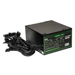 Napajanje D600 600W UGD Power 12cm FAN, 20+4pin, 4+4pin, 3xSATA, 1xIDE, 2x6+2pin Black