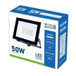 XLED 50W LED reflektor sa ventilom, 6500K,4270,IP65,AC220-240V,crni