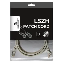 PP6A-LSZHCU-2M Gembird Mrezni kabl, SFTP CAT.6A BAKARNI LSZH Patch cord 2m Grey