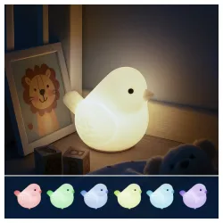 Višebojno noćno svetlo "ptica"