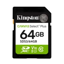 Micro SD Card 64B Kingston SDS3/64GB class 10 100MBs