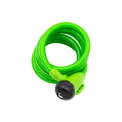 Brava spiralna sa nosačem 12x1500mm obložena zelena silikonska