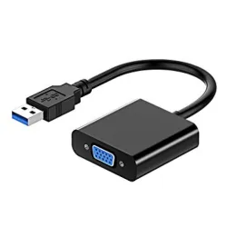 Adapter-konvertor USB 3.0 na VGA (m/ž)