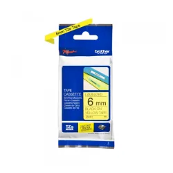 TZe-611 crna na žuto 6mm