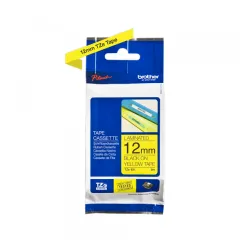 TZe-631 crna na žuto 12mm