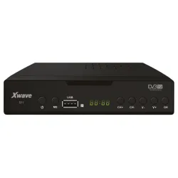 Xwave S11 DVB-T2 SetTopBox H.265,LED,scart,HDMI,RF in-out,USB,media player,metalno kućište