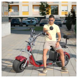Električni skuter City Coco - Crveni - Električni skuter
