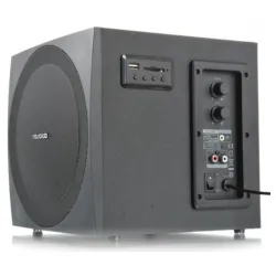 Microlab M300BT Drveni 2.1  38W RMS(14W,2x12W) SD, USB, FM, BLUETOOTH, black, 3.5mm
