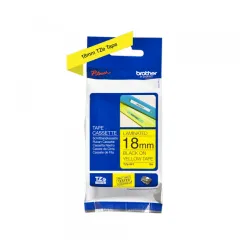 TZe-641 crna na žuto 18mm