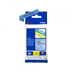 TZe-541 crna na plavo 18mm