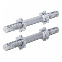 Šipka za bučice 42 cm sa zvezdastim osiguračima 30/31 mm