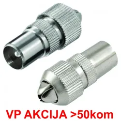 CON-RFMA ** IEC muski konektor, Zinc Alloy min.25kom (21)