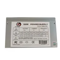 GMB-500-12 bez kutije ** Gembird napajanje 500W 12cm FAN, 20+4pin, 4pin12V, 2xSATA 2xIDE 4-pin (942)