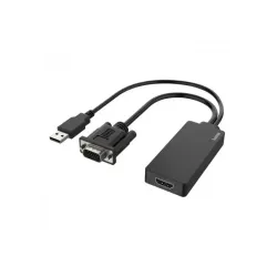 Adapter konverter VGA-USB - HDMI Hama 200342 M/|Ž