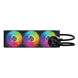 Vodeno hlađenje za CPU LEVELPLAY Combat Liquid 360 HUD AIO/sa ekranom/crna