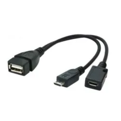 A-OTG-AFBM-04 Gembird USB OTG AF + Micro BF to Micro BM cable, 0.15 m