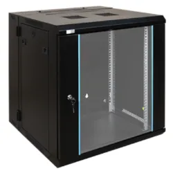 EXO:N 15U Podno stojeci rack ormar sa tockicima, S600mm×V800mm×D450mm, crni