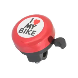 Zvono crveno “i love my bike”