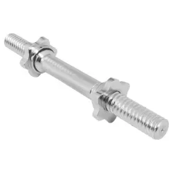 Šipka za bučice hrom/crna