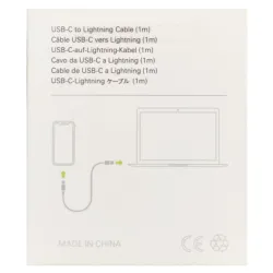 CCP-AMCM-AMLM-1.0M ** Gembird 20W PD kabl USB-C na Lightening 8-pin, USB 3.0, 1m, white (167)