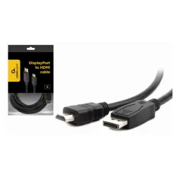CC-DP-HDMI-3M Gembird DisplayPort na HDMI digital interface kabl 3m