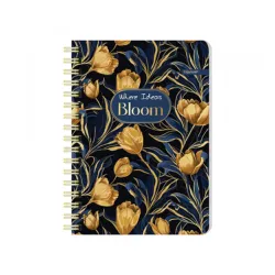 Sveska A6 Bloom spirala dikto 60l