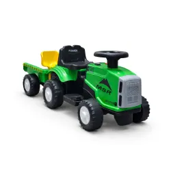 Traktor za decu Mini Farmer sa prikolicom (6V) – Zeleni