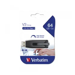 Flash USB 64GB Verbatim 3.2 V3 Black (49174)
