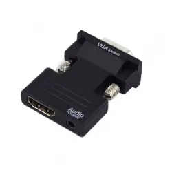 Adapter-konvertor HDMI na VGA (ž/m) plug in + audio