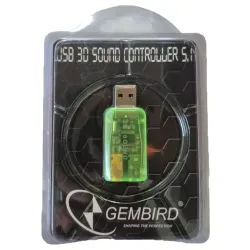 CMP-SOUNDUSB13 ** Gembird USB 5.1 3D zvucna karta, zamenjuje audio kontrolor u PC (223)