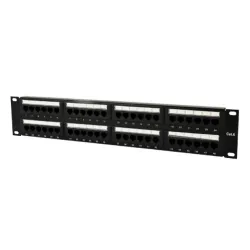 NPP-C648CM-001 Gembird Cat.6 48 port patch panel with rear cable management