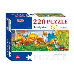 Slagalica Divna srna i lanad  220 kom