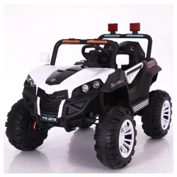 Džip terenac 4X4 - Beli - Auto na akumulator za decu