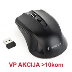 MUSW-4B-04 ** Gembird Bezicni mis 2,4GHz opticki USB 800-1600Dpi black 99mm (337)