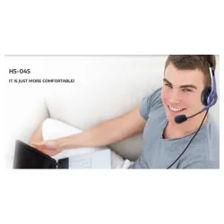 HS-04S slušalice sa mikrofonom