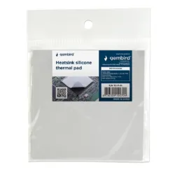 TG-P-01 Gembird Termo podloga za hladjenje CPU/VGA 23g Silver, Therm.cond.>2.0W/m-K, 100x100x1mm
